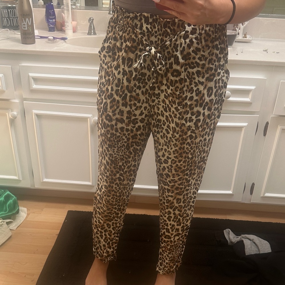 Leopard Print Women's Joggers